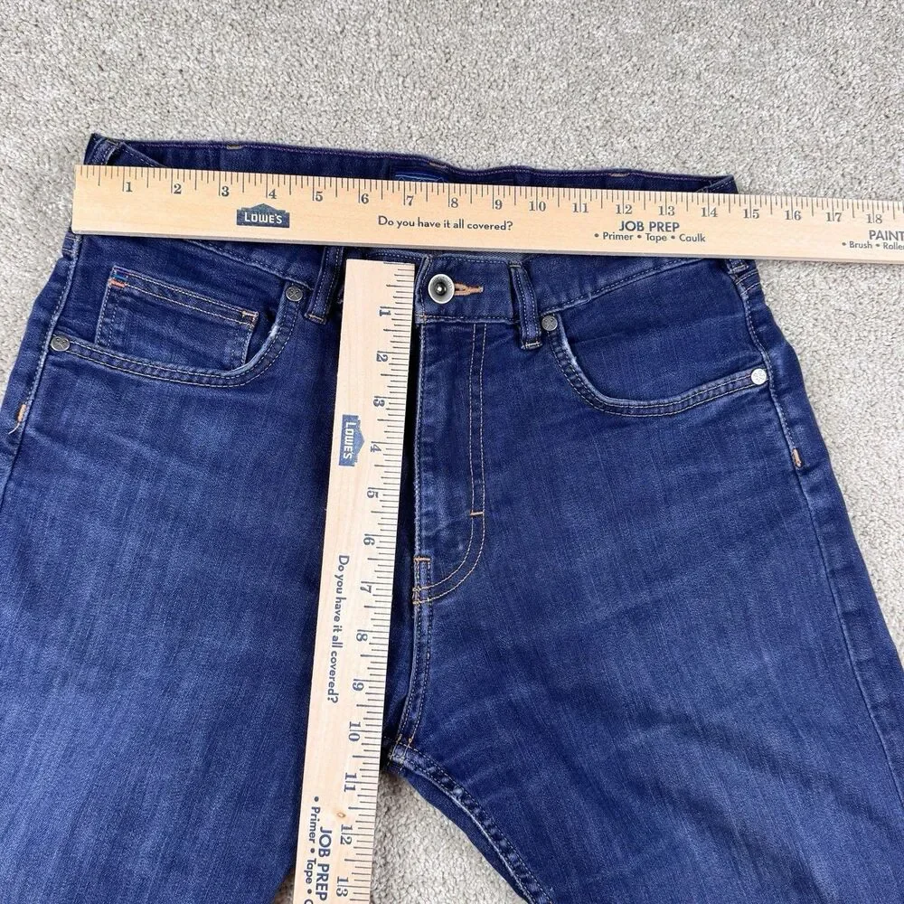 Patagonia Iron Clad Men's Straight Stretch Distressed Jeans 32x32 (Fits 29x30)